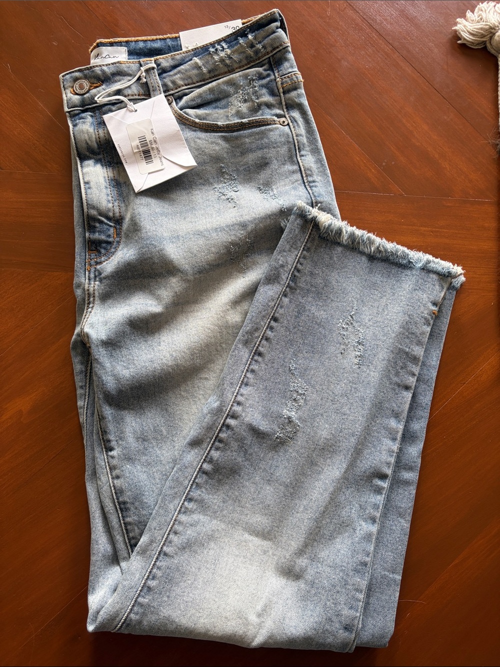 KanCan Jetty Distressed Jeans size 13/30 NWT